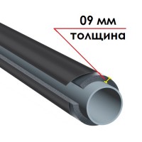 Трубка K-FLEX 09x042-1 ST IC CLAD BK